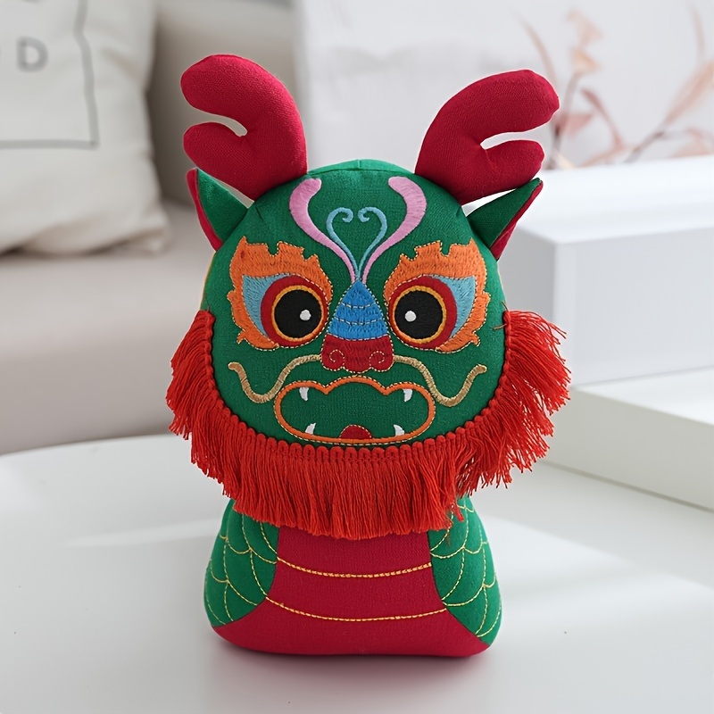 1pc 7,87 Pouces 2024 Mascotte Mignonne Dragon Rouge Peluche Animal Poupée  Ornement, Dragon Du Zodiaque Chinois Peluche Animal Doux Peluche Animal  Décor, Oreiller De Décoration Du Nouvel An, Cadeau Peluche Animal - Temu  France