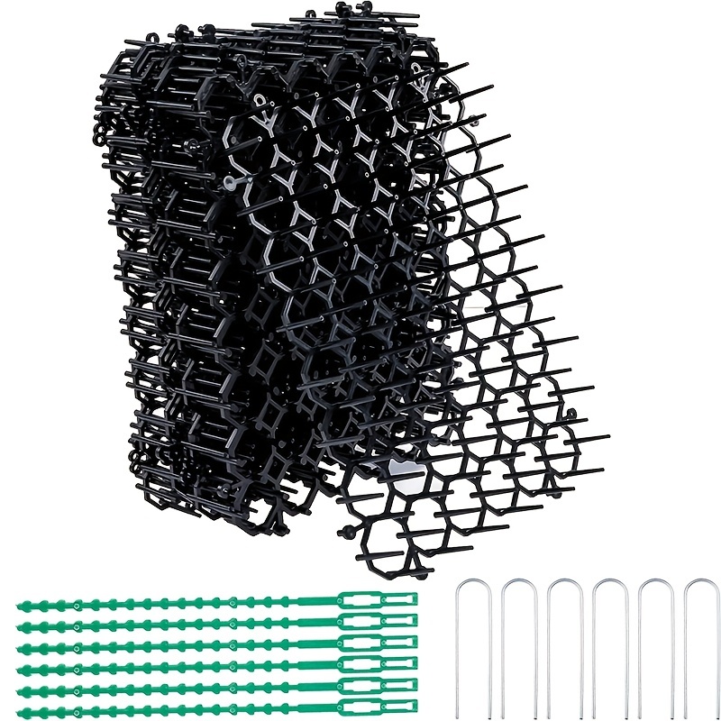 12pcs Pet Deterrent Mat for Cats - Keep Furniture Safe with Scat Mat Spikes