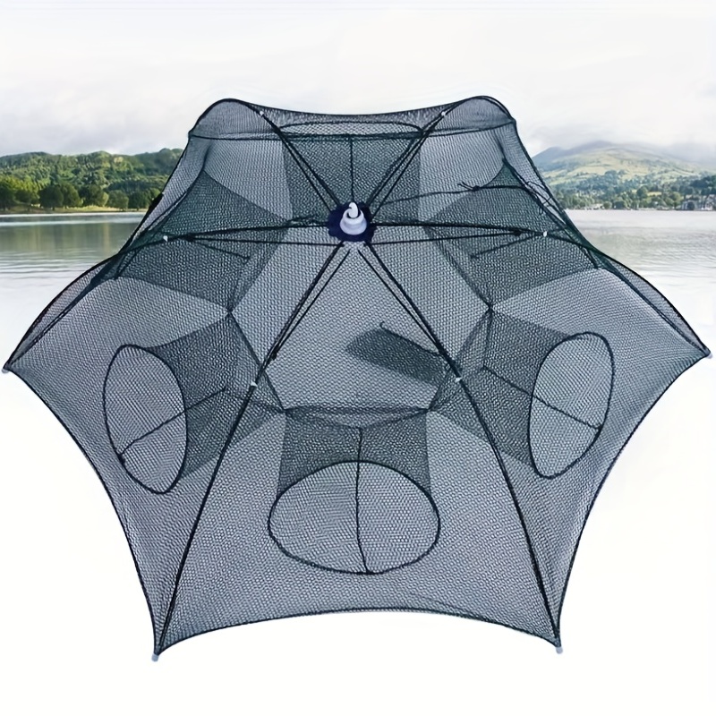 Combo 420 Hole Umbrella Fishing Net Fish Umbrella Cage Automatic Folding  Fish Net Hand Throw Net Fishing Cage Cover Cage Shrimp Cages From 11,22 €