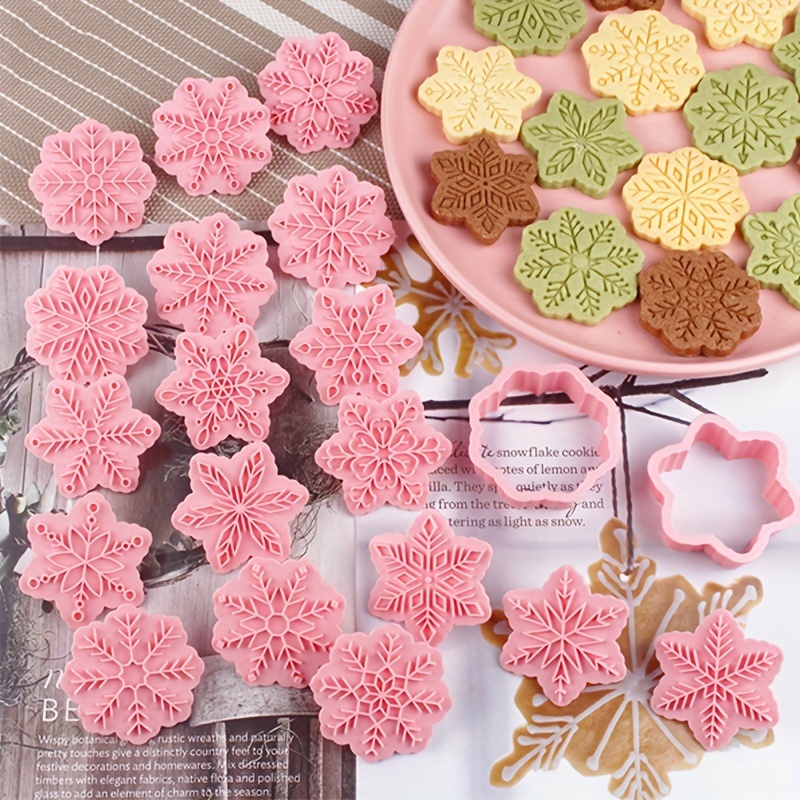 Wooden House Santa Claus Snowflake Tree Sugarcraft Fondant Christmas Cake  Molds Mould Baking Cake Decorating Tools