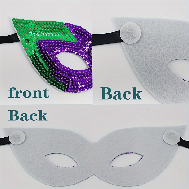 3pcs, Mardi Gras Mask, Paper Masks, Carnival Parade Masquerade Party Eye Masks, Mardi Gras Photo Props, Cool Stuff, Bachelor Party Decor, Holiday