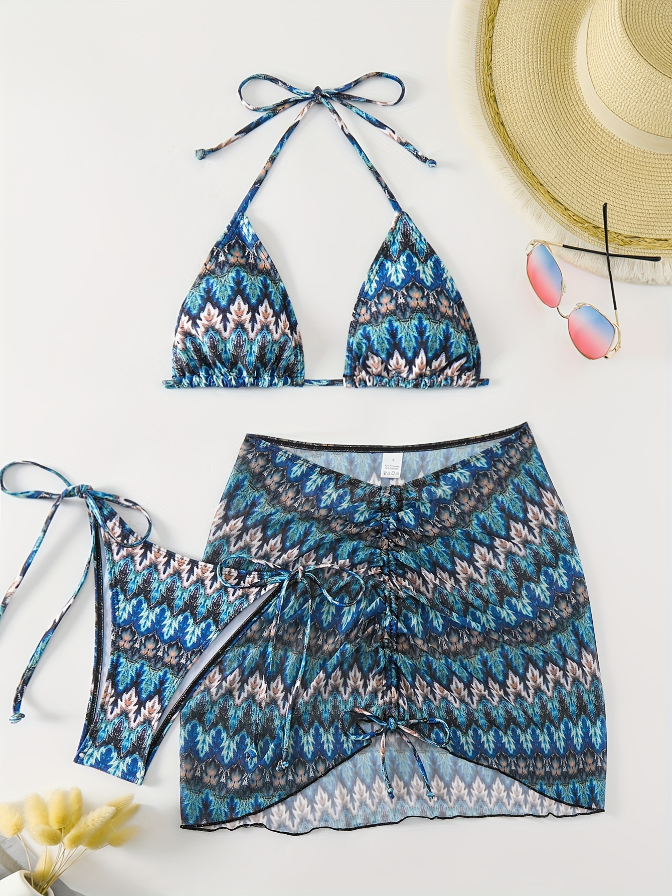 Lucky Brand, Swim, New Lucky Brand Bohemian Tribal Strappy Open Back High  Cut One Piece Swimsuit