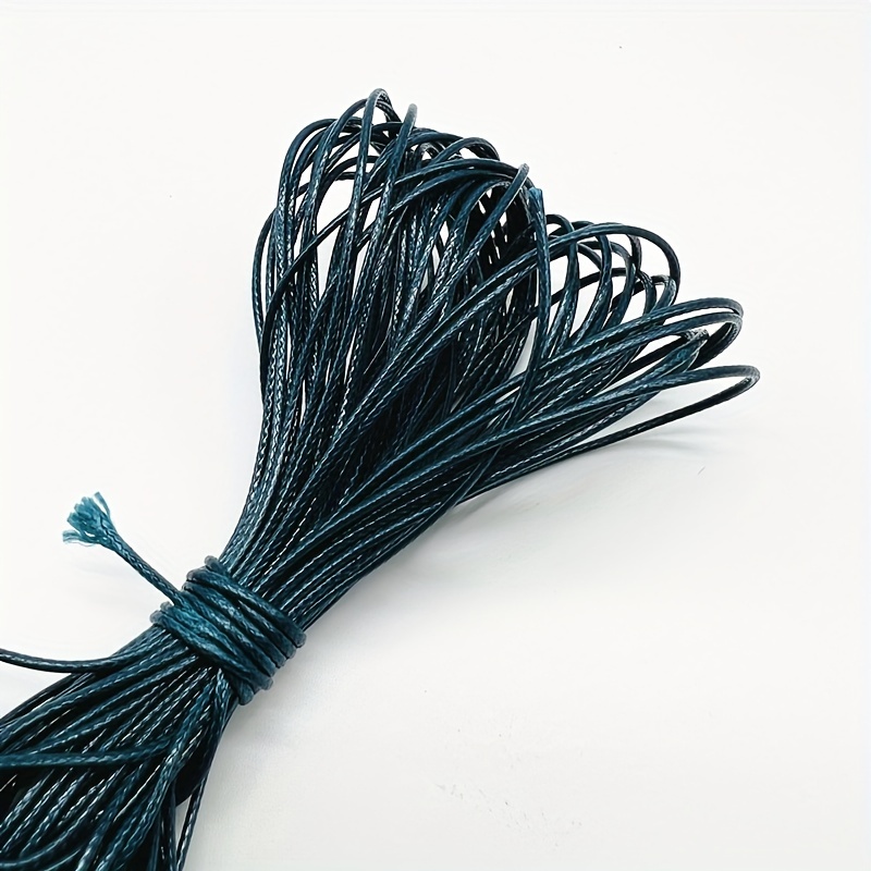 Waxed Cord Rope Pu Leather Thread String Diy Bracelet - Temu
