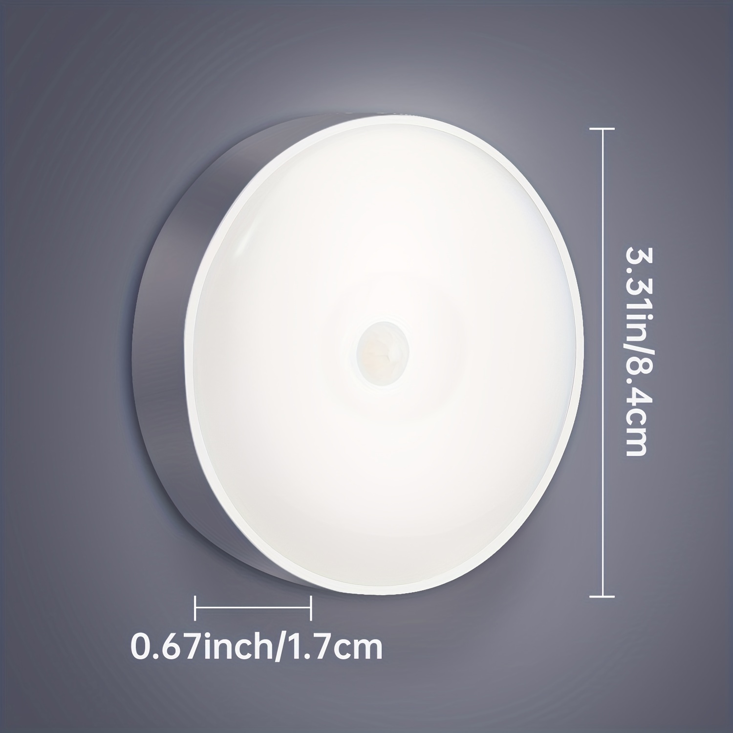 Luz Nocturna Sensor Movimiento Inalámbrico 8 Led Luz Armario - Temu