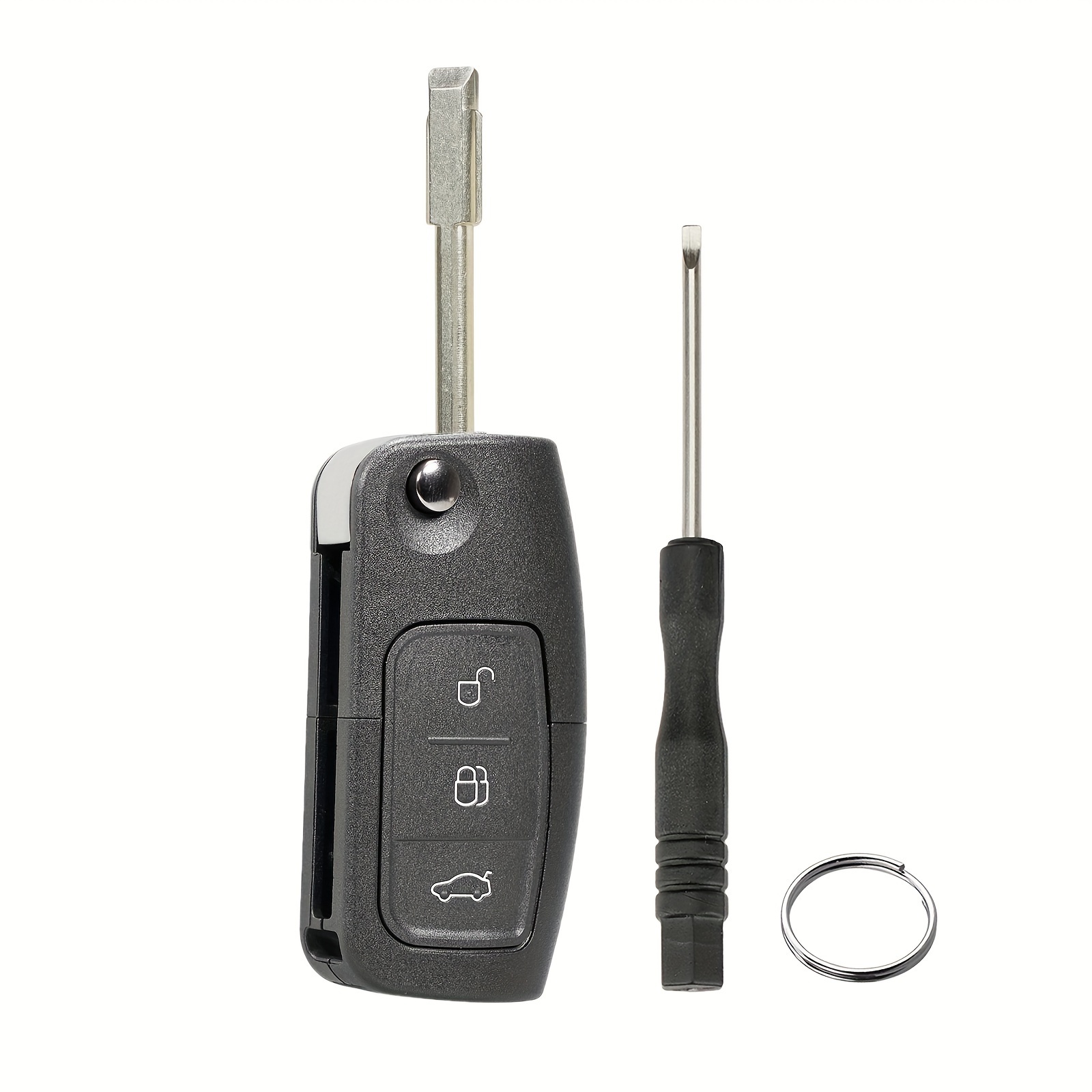 Car Remote Key Fob Shell Cover Case Ford Focus Ka Galaxy - Temu