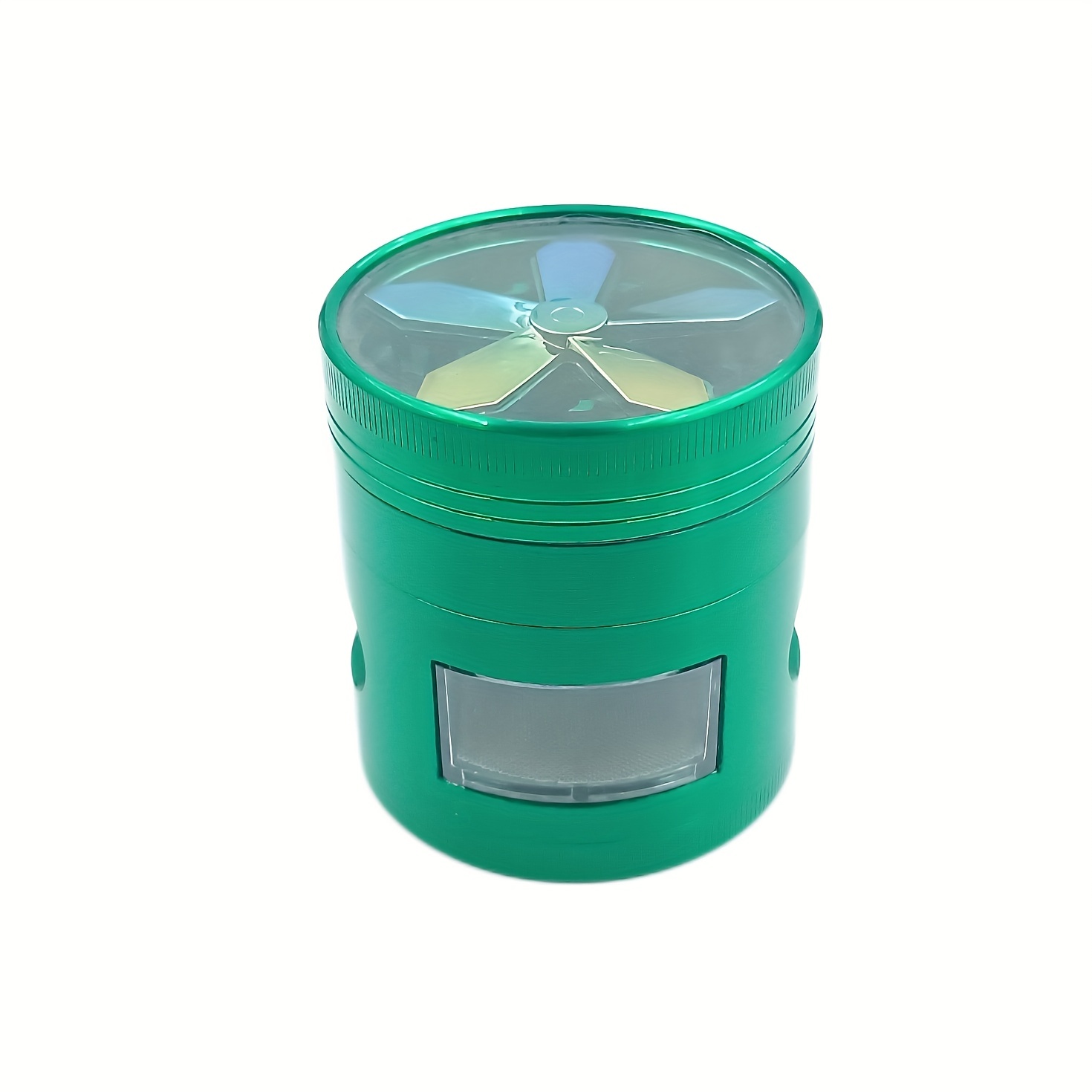 Leaf Design Magnetic 4 Piece Metal Grinder 63mm