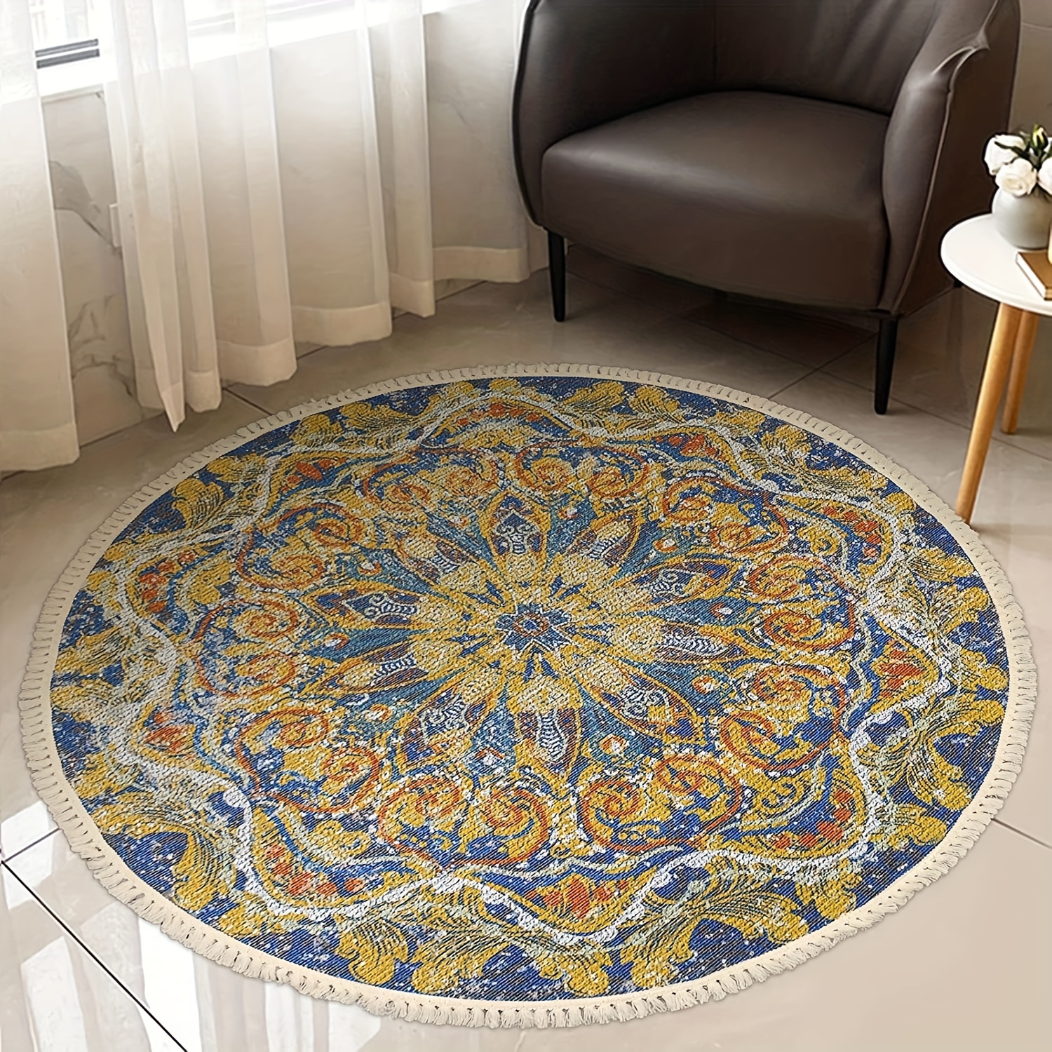 Gold Record - Round Rug - buymecool