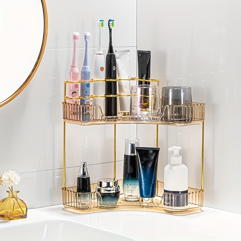 Corner Storage Rack Vanity Trays For Bathroom And Bedroom - Temu