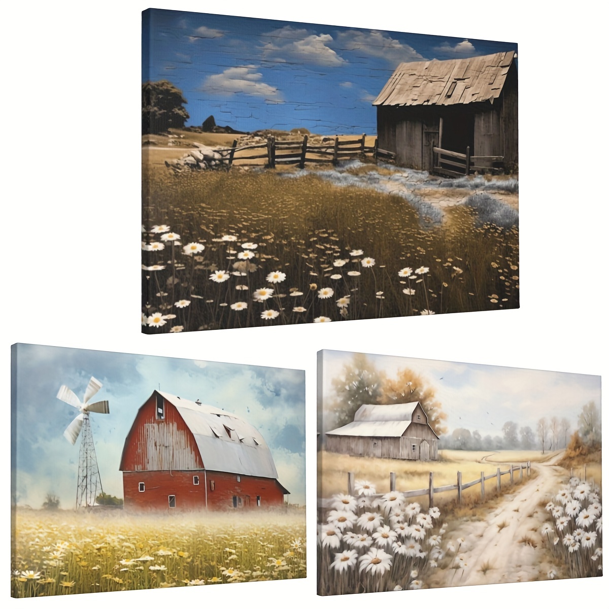 Modern Farmhouse Large Rustic Wooden Collage Picture Frames