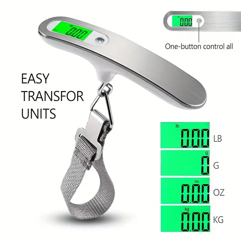 Digital Luggage Scale, Portable Digital Luggage Weight Scale With