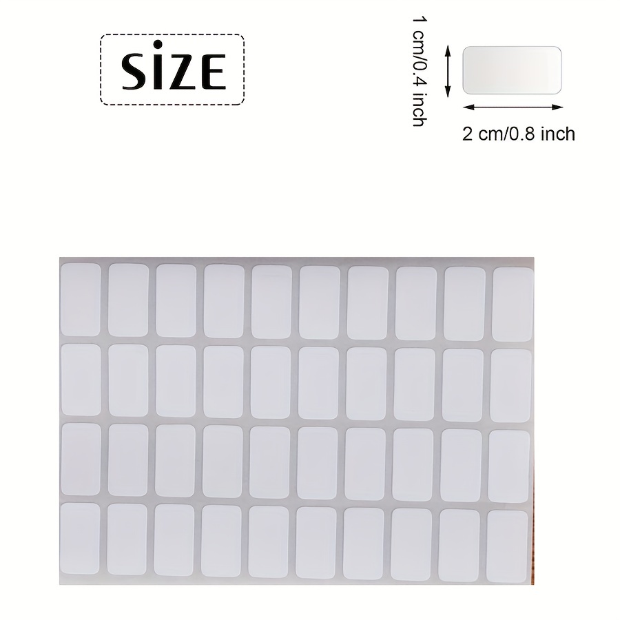 White Diamond Painting Labels Stickers - Easy to Operate, Smooth - 50  Sheets