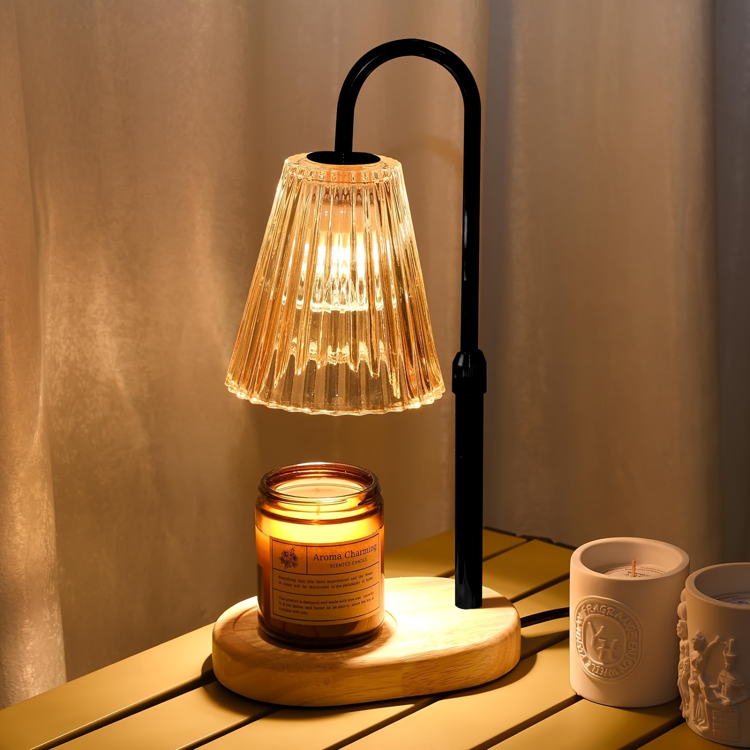 Candle Warmer Lamp Dimmable Light Clear Glass Candles Melter - Temu