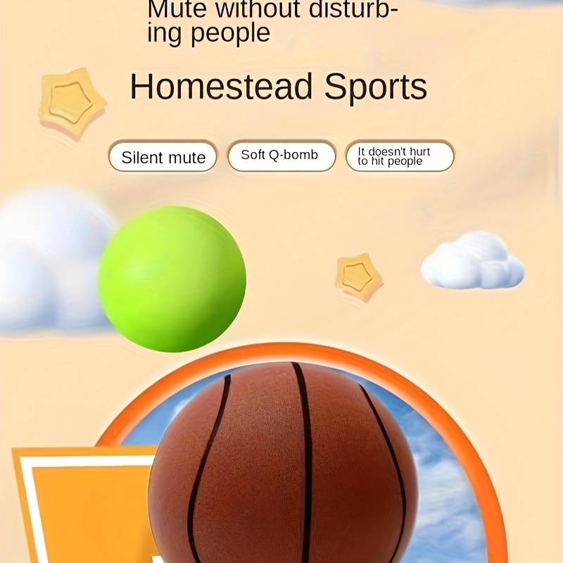 Basketball silencieux, ballons de sport en mousse de basket-ball à faible  bruit