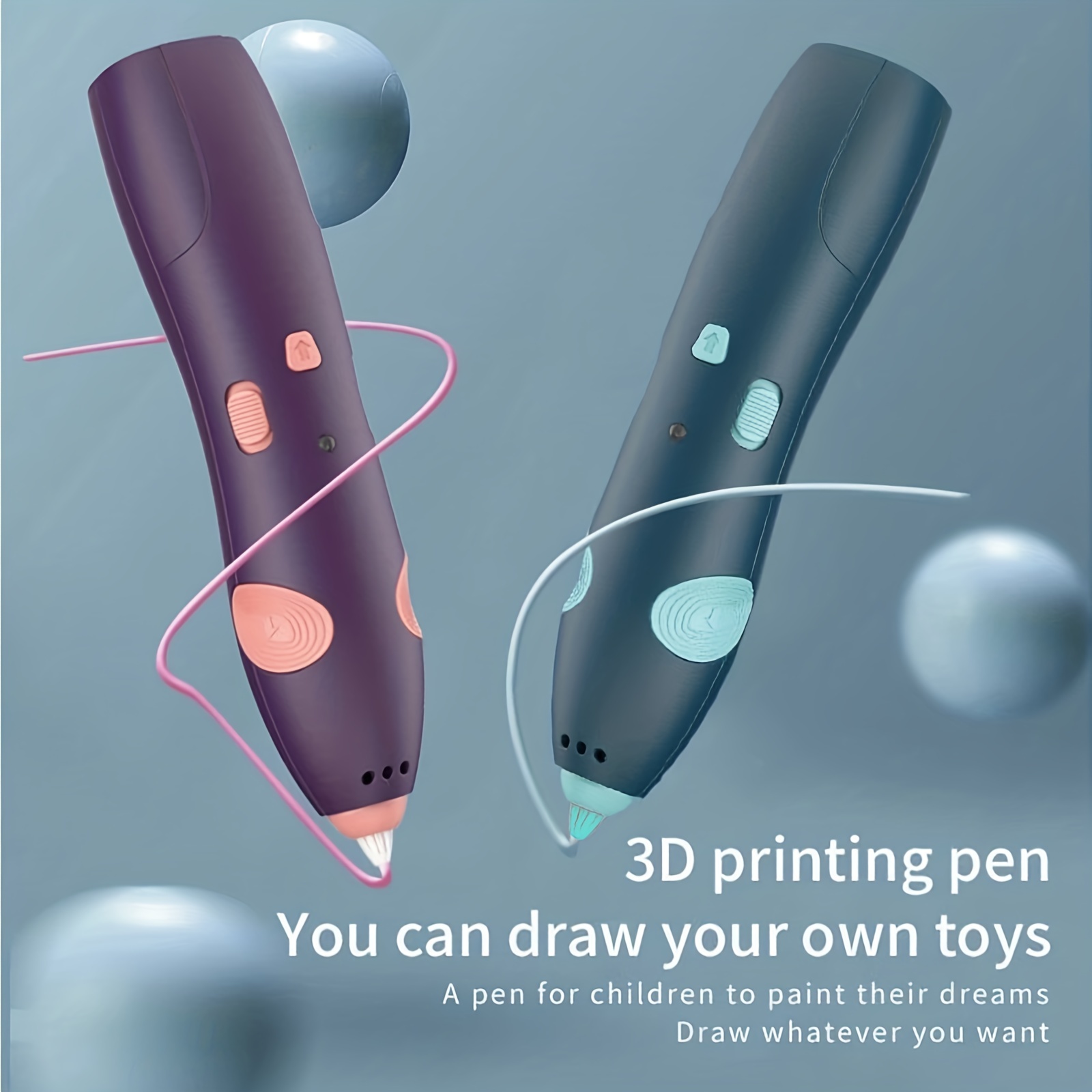 Wireless 3d Printing Pen For Kid Rechargeable Low - Temu