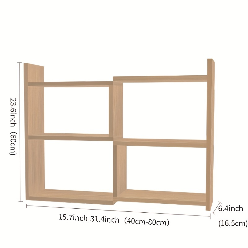  LIZI Racks Estantería simple de madera maciza 3er piso, estante  de almacenamiento de longitud 50/60/70/80/35.4 in ancho 10.2 in 34.6 in  alto (tamaño : 19.7 in) : Herramientas y Mejoras del Hogar