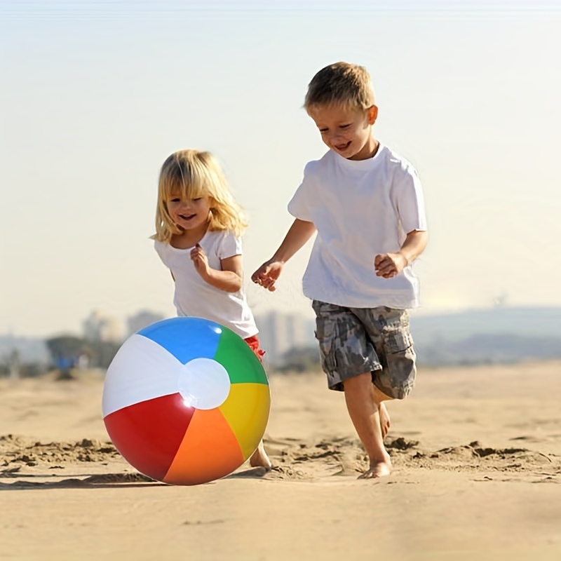 24 « / 16 » Grand ballon de plage gonflable à paillettes pour la fête de la  piscine de plage d'été