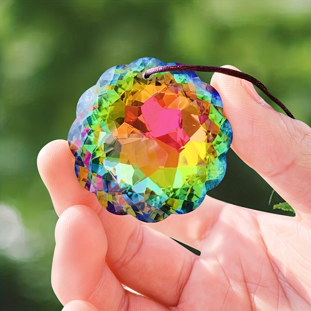 Sun Catchers Indoor Window Suncatcher Crystals Beads Rainbow - Temu