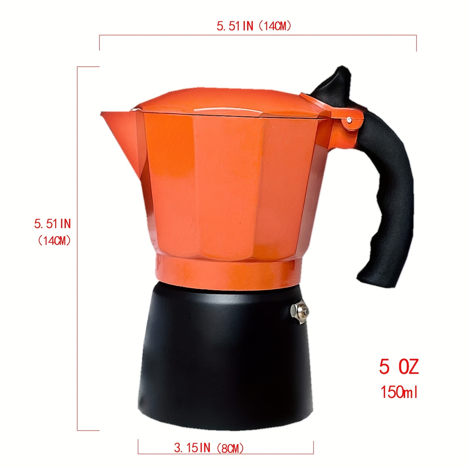 Aluminum Coffee Maker Moka Cafeteira Expresso Percolator Pot Italian  Concentrated Drip Pot - Temu