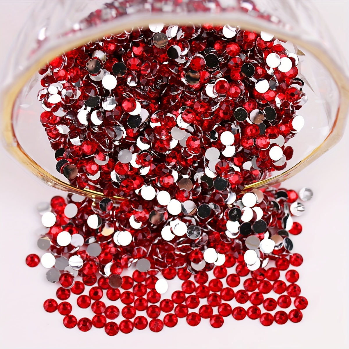 2mm 5 Sizes Round Flatback Rhinestones Multi Colors Crystal - Temu