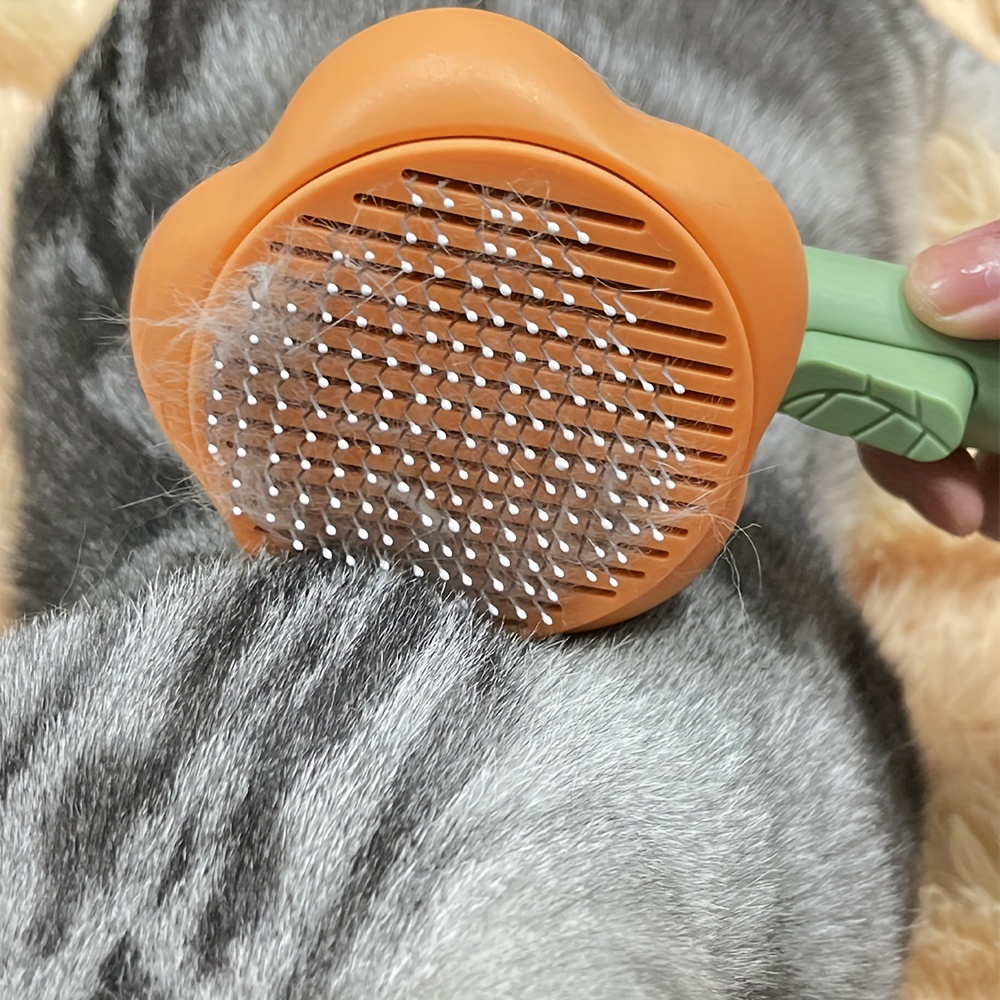 ペットコーム 犬 猫 ヘアクリーナー グルーミング ヘアブラシ - 猫用品