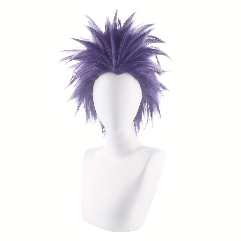 Red Hair Short Straight Wig For Boy Cosplay