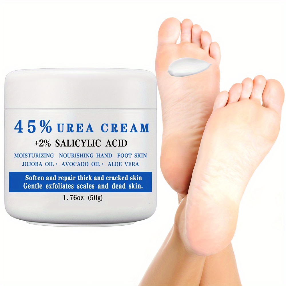 45% Urea + 2% Salicylic Acid Foot Cream,foot Lotion For Dry Rough Crack ...