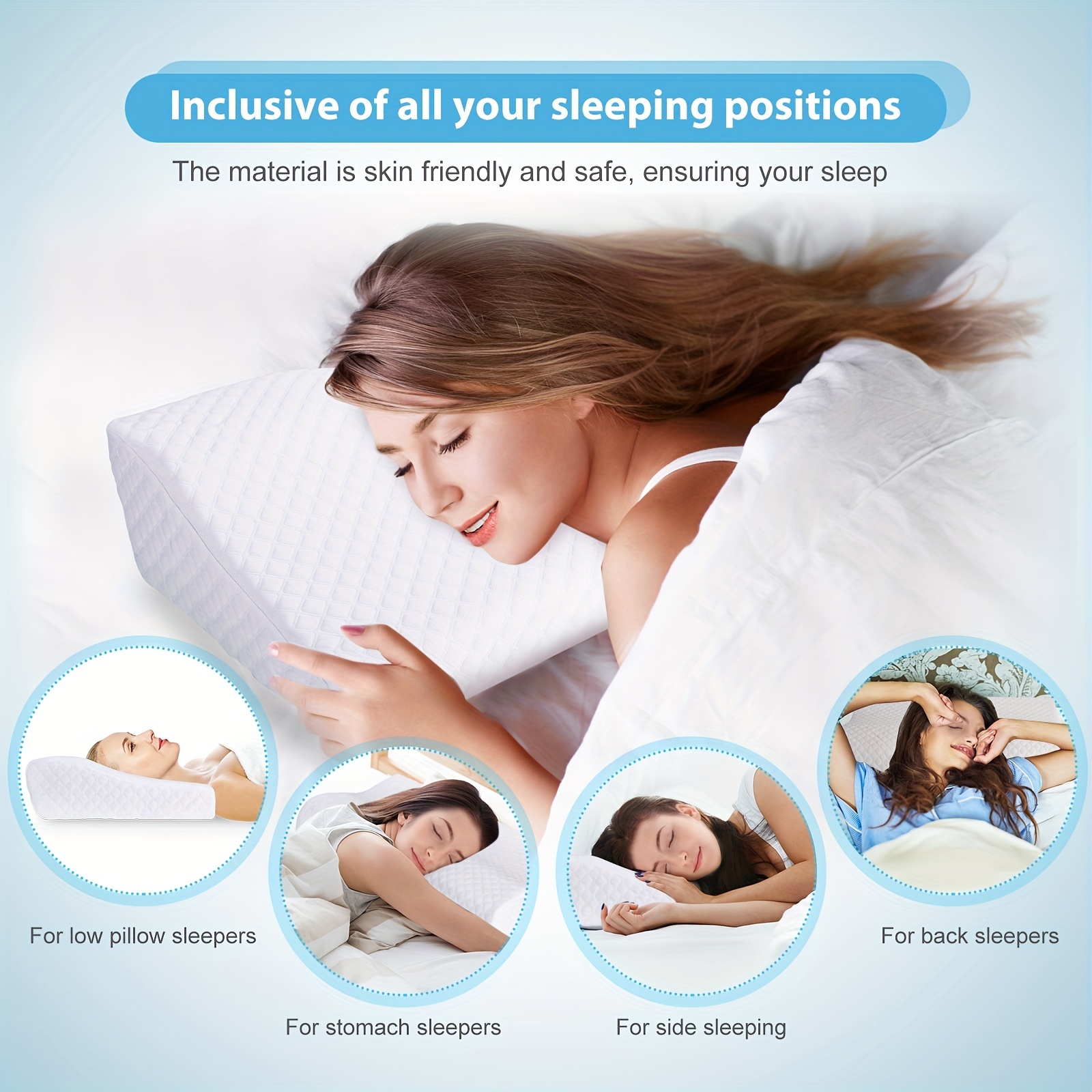 Orthopedic Butterfly Memory Foam Pillow