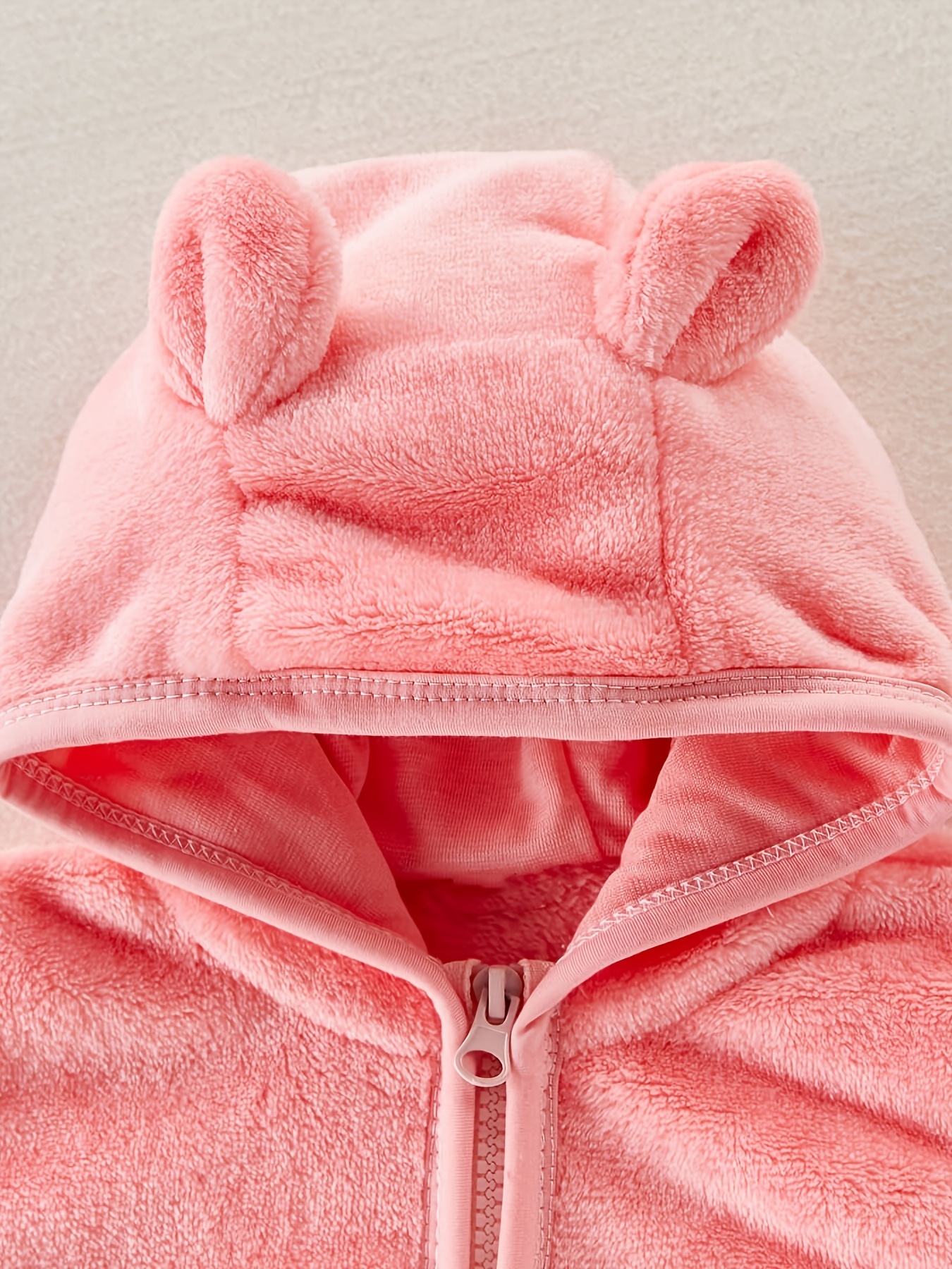 Infant/Toddler Fleece Hoodie Zip Front Jacket - Pink