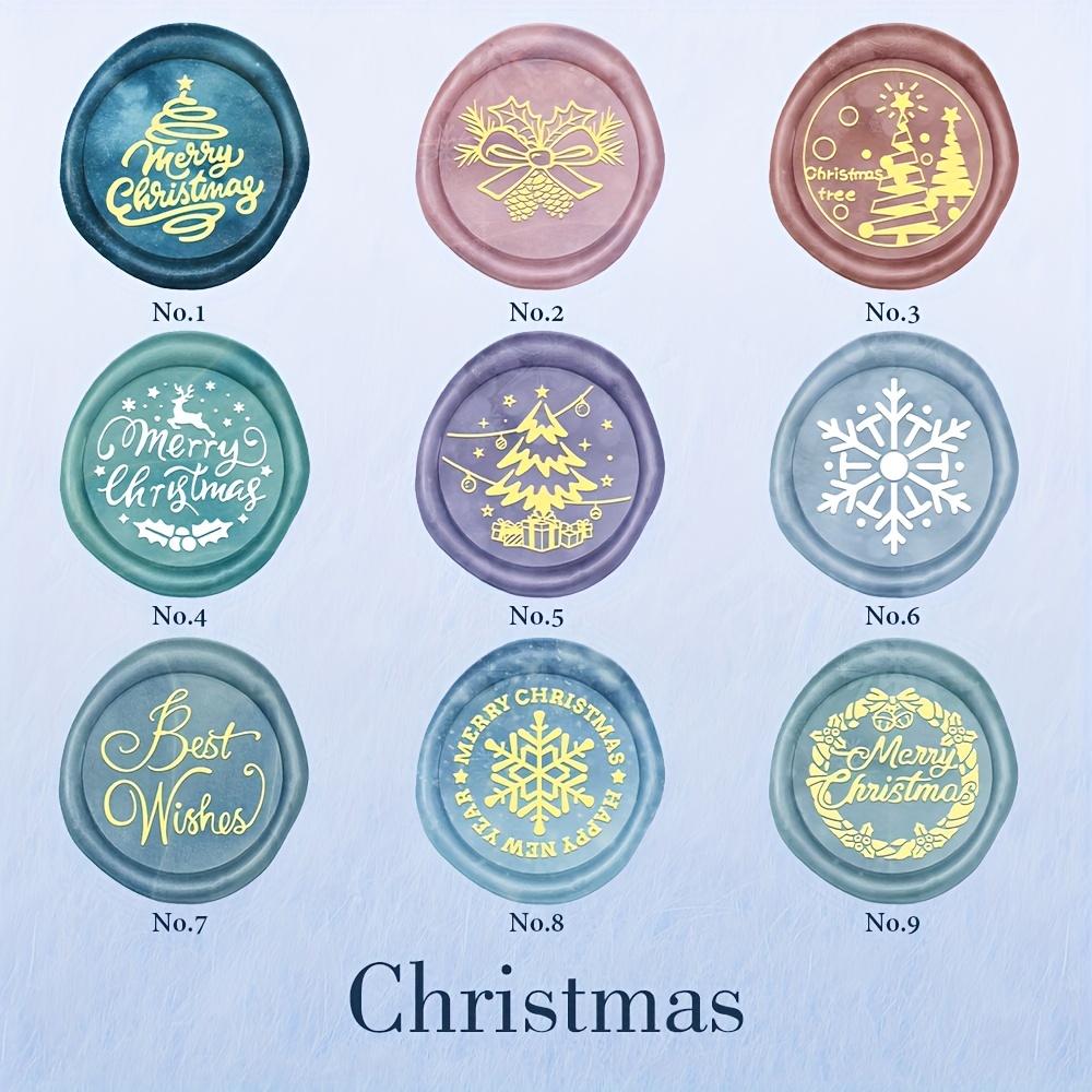 Wax Seal Stamp Vintage Sealing Stamp Christmas Replaceable - Temu