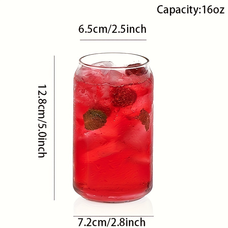Plastic Can Shaped Cups Large-capacity Transparent Cold Drink