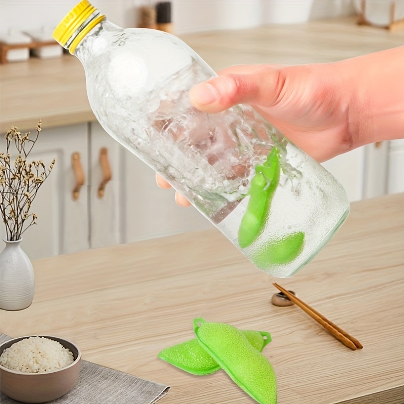 1pc Bottle Cleaning Sponge Pea Cleaning Wipe Glass Bottle Bottle Magic  Sponge Wipe Kitchen Gadgets - Industrial & Commercial - Temu