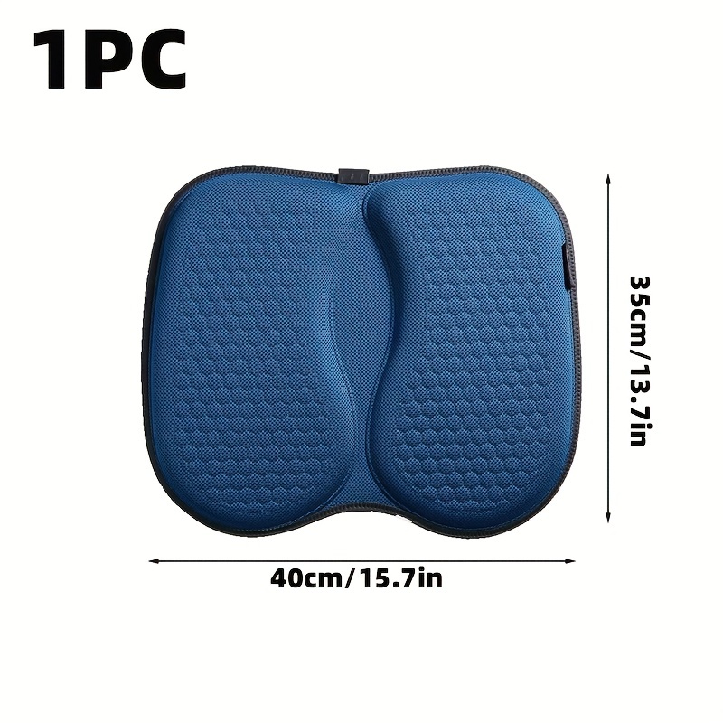 1PC Breathable Sitting Silicone Gel Car Seat Cover Blue Office