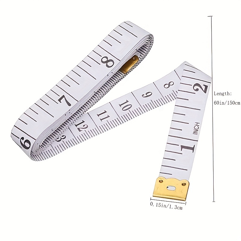 1pc random color Tape Measure Measuring Tape for Body Measurements,  Retractable Small Mini Soft Sewing Fabric Cloth Waist Tape Measure Body  Measuring Tape, 150cm/60inch