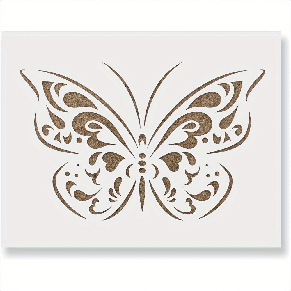 Butterfly Stencil - Butterflies Stencils Template For Painting On Wall  Canvas Furniture Floor Fabric(30.48x40.64cm) - Reusable DIY Wall Art Stencil