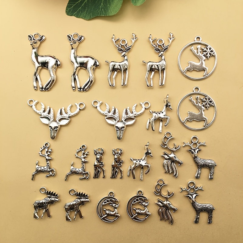 50pcs/lot Zinc Alloy Charms Antique Silver Valentine's Day Decorate Pendants  For Diy Necklace Bracelets Jewelry Making Accessories, Today's Best Daily  Deals