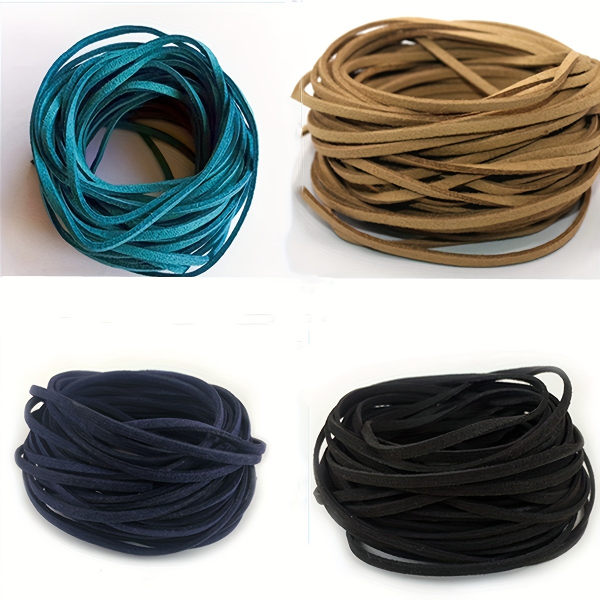 5meters Suede Leather Cords Leather Lace Flat Suede Cord - Temu Australia
