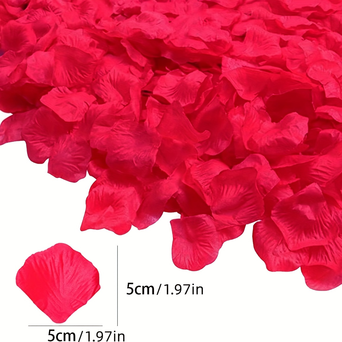 100-5000PCS 5*5cm Artificial Flowers Simulation Rose Petals