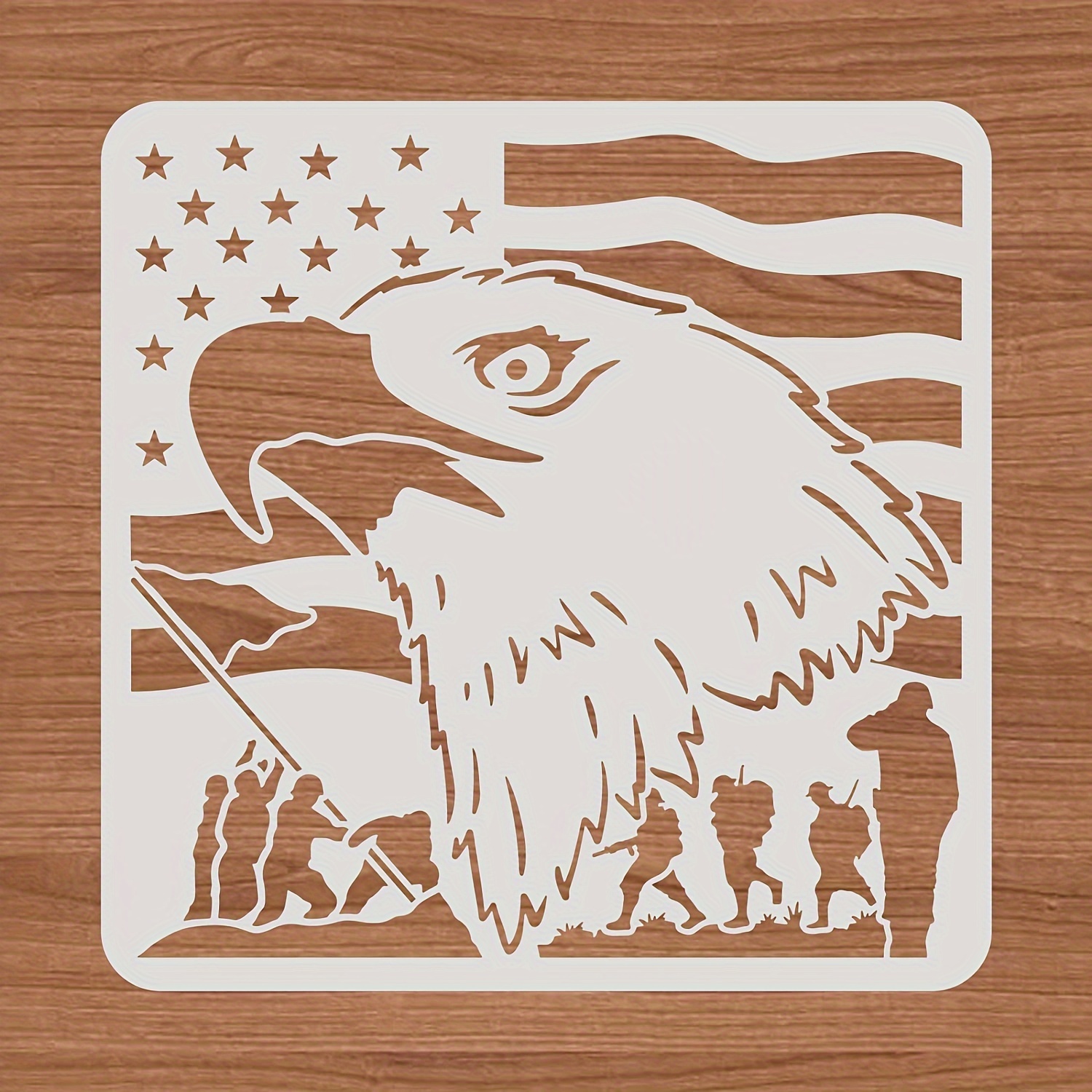 Eagle Head Stencil