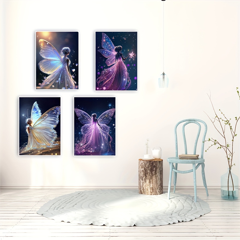  5D DIY Diamond Painting by Number Kits Dreamy Moon and Purple  for Adults and Kids Full Drill Art Cross Stitch Crystal Rhinestone  Embroidery Arts Craft for Home Wall Decor 16X20 Inch