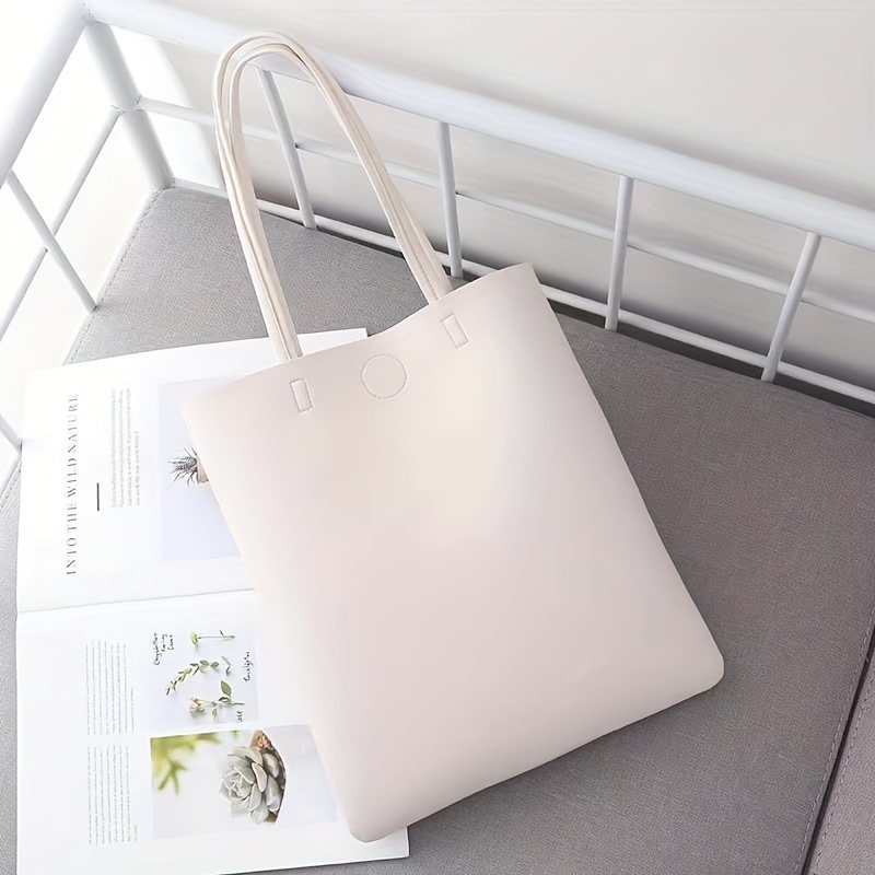 Large Capacity Tote Bag PU Leather Shoulder Bag