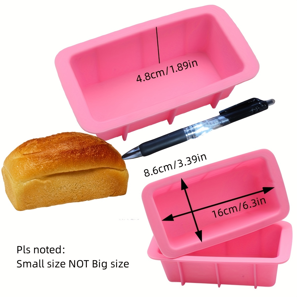 Loaf Pan, Silicone Baking Bread Pan, Non-stick Bakeware, Oven Accessories,  Baking Tools, Kitchen Gadgets, Kitchen Accessories, Home Kitchen Items -  Temu