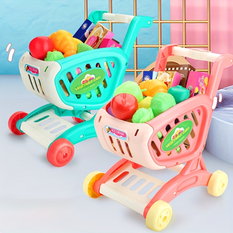 Delightful Housekeeping Cart Cleaning Toy Set Perfect - Temu