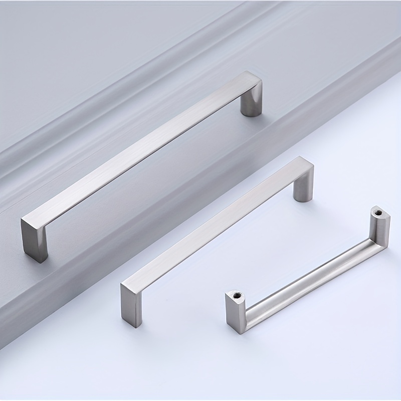 Modern Cabinet Handles Pull Solid Stainless Steel Cabinet - Temu