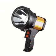 1pc portable search light usb rechargeable strong light super bright high power led strong light suitable for outdoor camping hiking and night riding details 1
