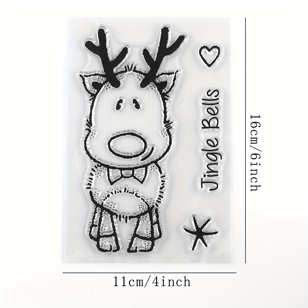 Mini Christmas Bauble Rubber Stamps for Card Making. 