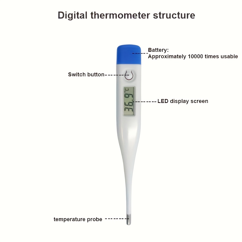 fever digital thermometer,cartoon thermometer, high precision