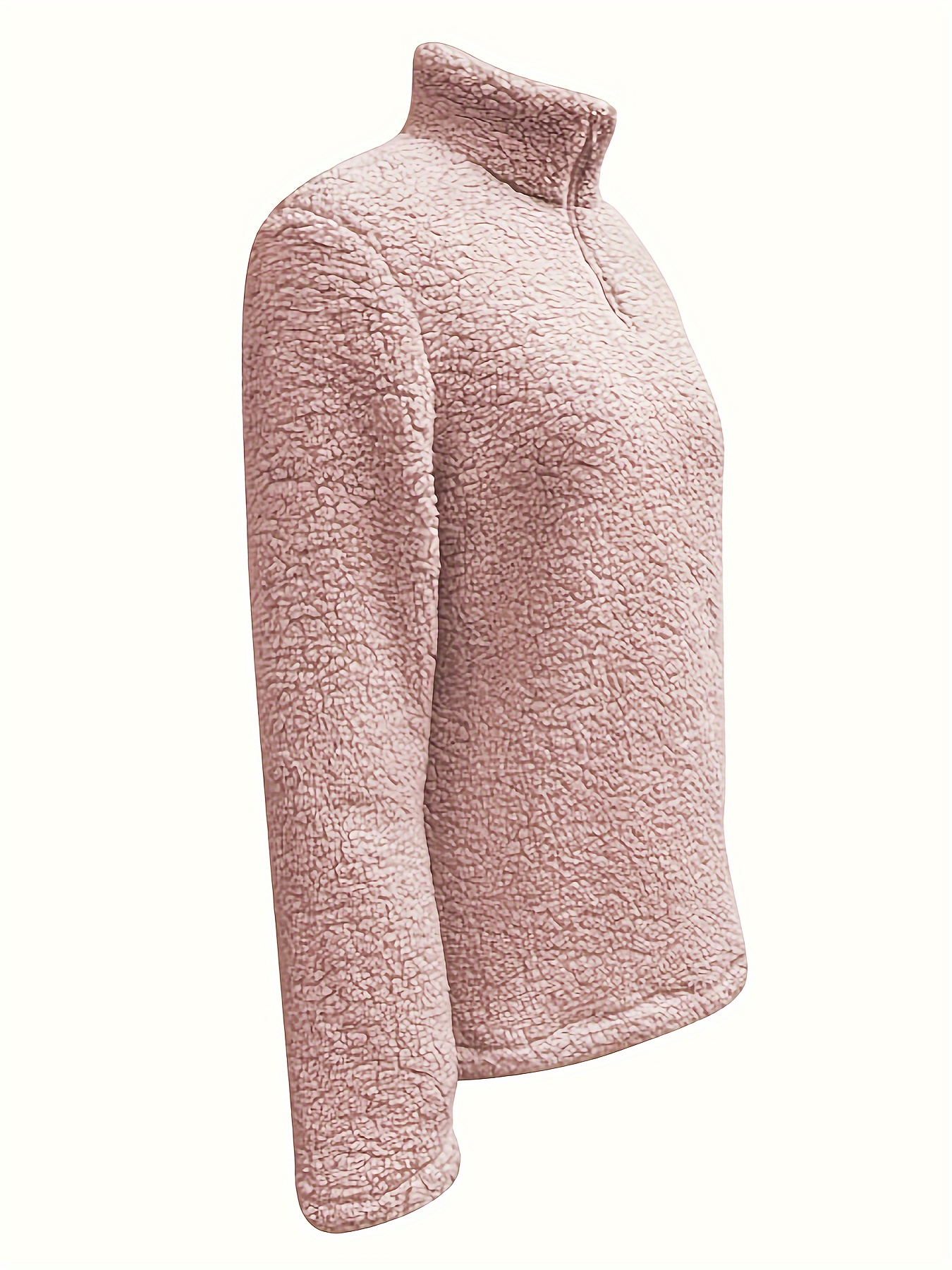 Quarter zip hot sale fuzzy pullover