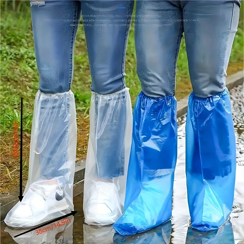 Disposable Shoe Covers Disposable Non Slip Plastic Boot - Temu