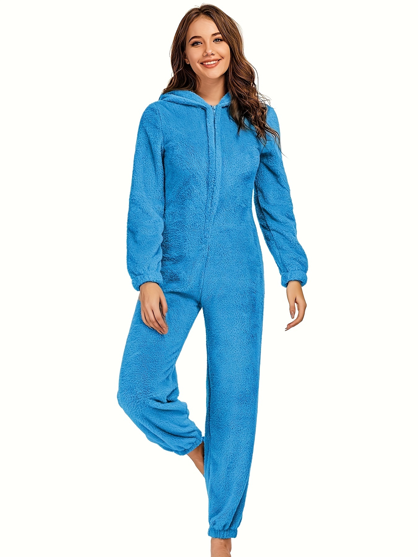 Womens Sleepwear Cartoon Animal One Piece Pajamas Plus Size Cute Thickened  Jumpsuit Winter Warm Hooded Bodysuit For Women From 51,22 €