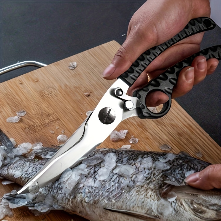 1pc Forbici da cucina multifunzionali in acciaio inossidabile - Cesoie  ultra affilate per tagliare le ossa di pollo e accessori per la cucina per  la